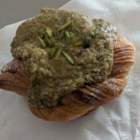 Pistachio roll at Artisan Bakery Bonaire in Kralendijk