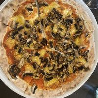 Pizza mit Champignons   at La Cancela in Fuerteventura