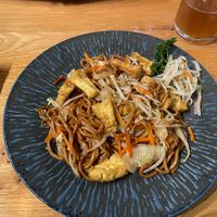 Noodles with tofu  at Mili in Vienna