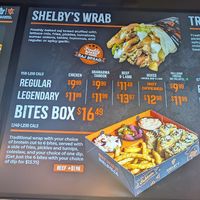 Bites box at Shelby's Shawarma in Toronto