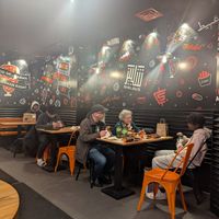 Interior at Shelby's Shawarma in Toronto