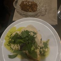 Potato dish and creamy cauliflower   at Lilium Lair in Brunswick Heads