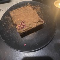 Vegan brownie   at Lilium Lair in Brunswick Heads