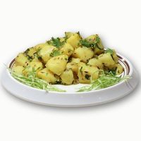 Jeera aloo  at Bollywood Kafe in Tashkent
