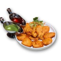 Vegetable pakora at Bollywood Kafe in Tashkent