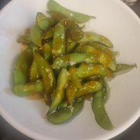 Edamame with chilli sauce   at Sushimi  in Ibiza