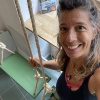 Schommelzitting  at Vert Olive in Etretat