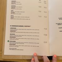 Vegan options clearly marked   at Skouna in Corfu