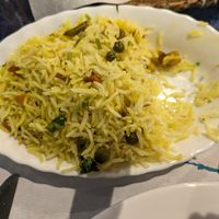 Veg rice at Balti Tower II in Mojacar