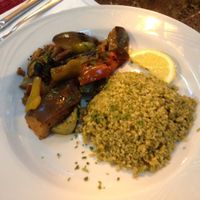 Fikra with vegetables at Le Mille e Una Notte in Trieste