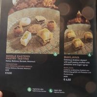 Vegan deserts available at Le Mille e Una Notte in Trieste