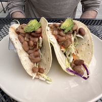 Pinto bean tacos   at La Mesa in Minneapolis