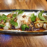 vegetable dumplings: sticky translucent wrapper at Viet Table in Camberwell