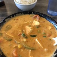 Panang Curry with steamed tofu! 🌿♥️ at Pato Thai in Flagstaff