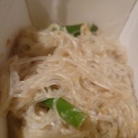 Steamed glass noodles with a little curry at Pato Thai in Flagstaff