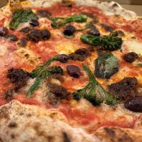 VG pizza   at Rudy's Pizza in Durham