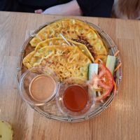 Pancakes with tofu at Ma Kitchen in Graz