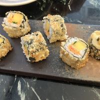 Sushi tempurizado  at Ikixai in Merida
