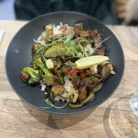 Spiced tofu   at Lola Rosa - Milton in Montreal