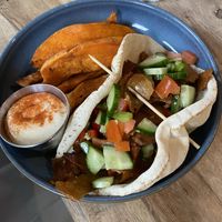 Daily Special: Gyro with Sweet Potato Wedges   at Lola Rosa - Milton in Montreal