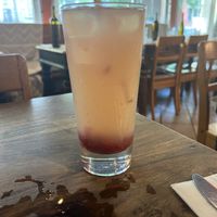 Raspberry lemonade mocktail  at Lola Rosa - Milton in Montreal