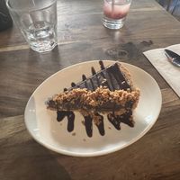 Chocolate and caramel pie  at Lola Rosa - Milton in Montreal