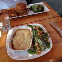 Lasagne vegan & burger at Lola Rosa - Milton in Montreal