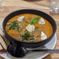 Gazpacho at Lola Rosa - Milton in Montreal