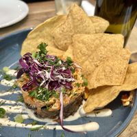 Smoked carrot tartar  at Lola Rosa - Milton in Montreal