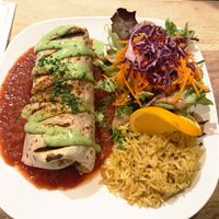 One of the best burritos I’ve ever had! at Lola Rosa - Milton in Montreal