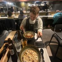Grilled cheese ma-potofu ramen & ma-potofu ramen  at Susuruka, Susuranka (Shinsaibashi Branch) - すするか、すすらんか。心斎橋 in Osaka