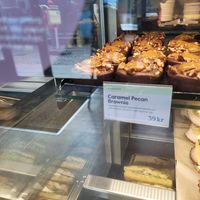 Vegan pecan brownie  at Espresso House - Brunnsparken in Gothenburg