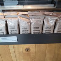 Vegan nut bars at Espresso House - Brunnsparken in Gothenburg