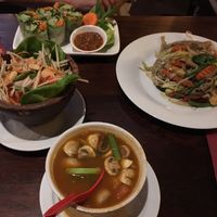 All vegan at Sabai Thai in Brighton