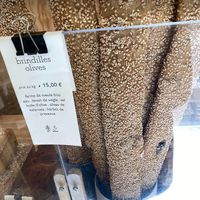 Olive bread at Elements Pain Bio in Paris