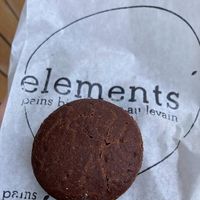Vegan rice, buckwheat flour & chocolate muffin (incredible, you must try it)
 at Elements Pain Bio in Paris