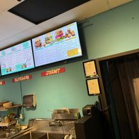 Simple interior  at Indian Burgers Joint in Vancouver