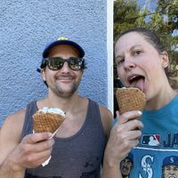   at St. Francis Ice Cream in Portland