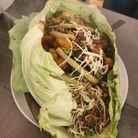 Sizzler made Vegan at Golden Spoon Vegetarian Restaurant in Abu Dhabi