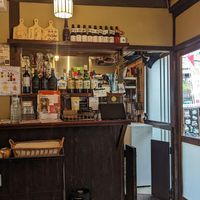 Bar at Retro Restaurant WAKA in Narita