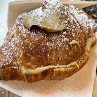 Vegan croissant with pistachio   at Mister Coffee Bistrò in Bologna