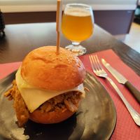 Panino bullet pork at Unima in Terni