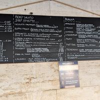 Menu and prices September 2024 at Unima in Terni