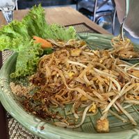 Vegetarian pad Thai with tofuu  at Rak Thai in Krefeld
