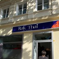 Entrance and outdoor dining   at Rak Thai in Krefeld