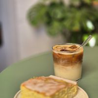 Zitronenkuchen & Iced Latte at Nautilus Kaffeerösterei in Schorndorf