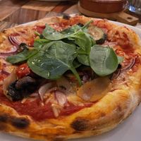 Vegane Baukasten-Pizza #Veganuary at Capri Blaue Grotte in Wurzburg
