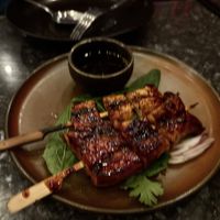 King Oyster mushroom skewers   at Karla in Perth