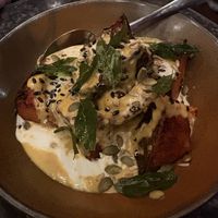 Charcoal roasted miso pumpkin   at Karla in Perth