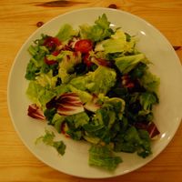 Salad at Piec Na Szewskiej in Wroclaw